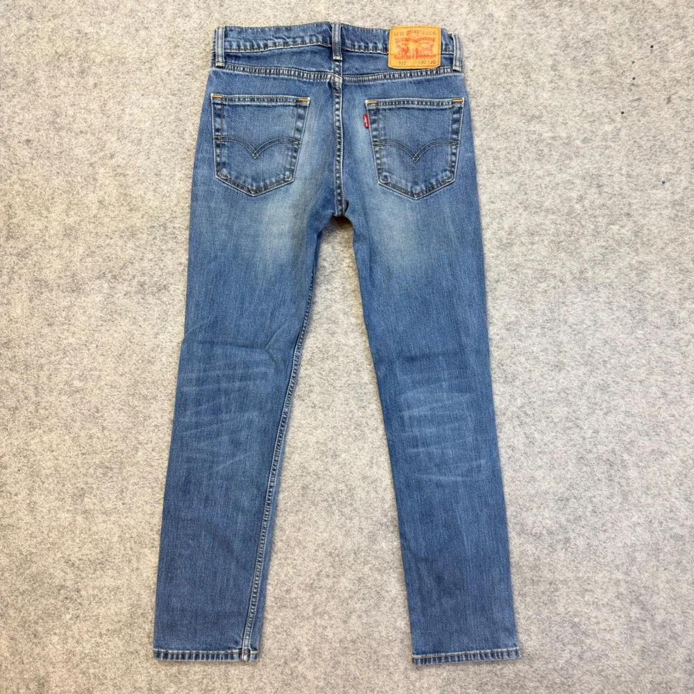 Lot of 4 Levi's 511 Slim Fit Jeans Mens 30x30 Blue Denim Work Pants Bundle